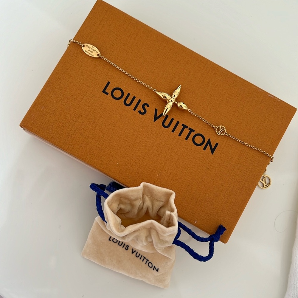 Louis Vuitton gold bracelet